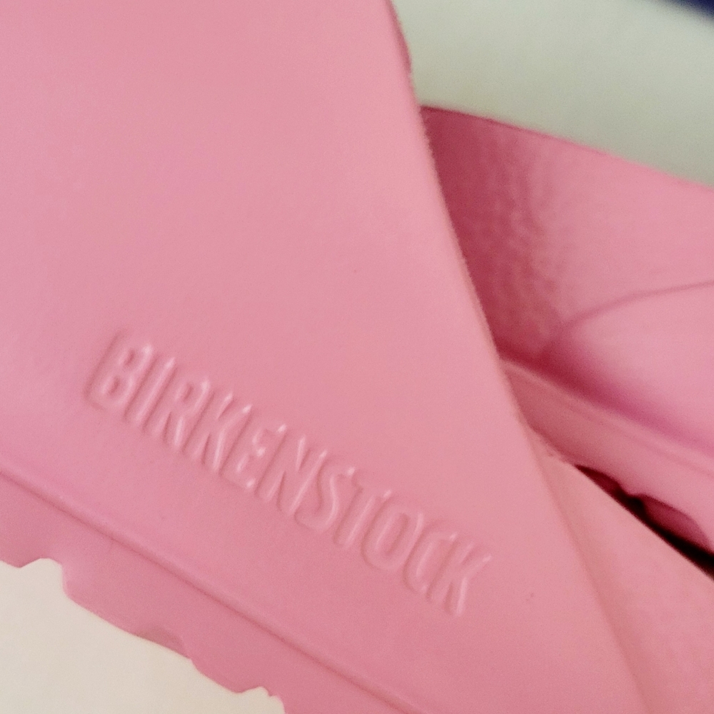*SOLD* Birkenstock Barbie Arizona Eva Slip-On Pink Sandals Women's Size 37 US 6 - Picture 15 of 16